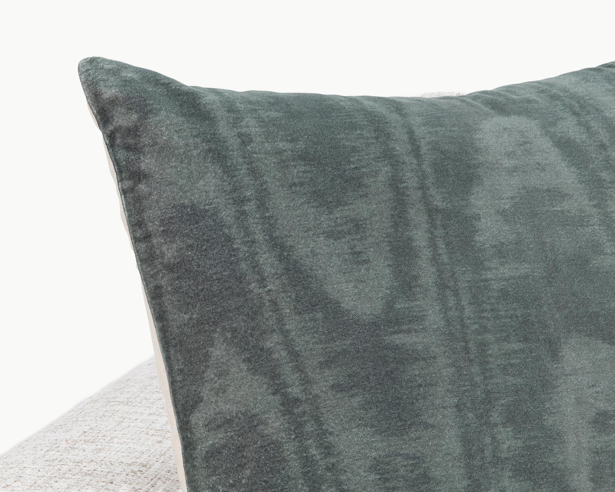 NV Hildene Ivory Green 22x22 Throw Pillow (Set of 2) by Classic Home at Eve Furniture