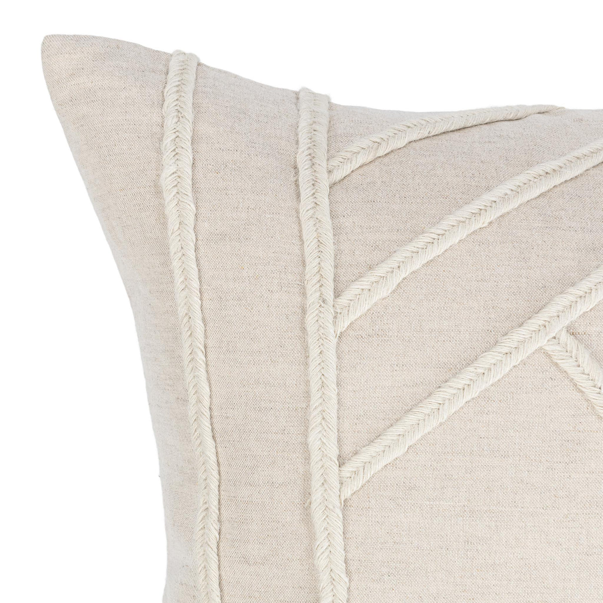 NV Langdon Natural Multiple Sizes 20x20 Throw Pillow (Set of 2) by Classic Home at Eve Furniture