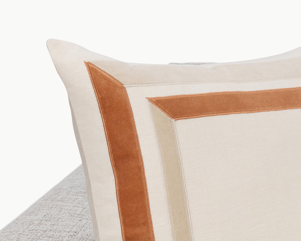 NV Maybrook Ivory/Natural 22x22 Throw Pillow (Set of 2) by Classic Home at Eve Furniture