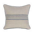 NV Newport Natural/Navy Multiple Sizes 22x22 Throw Pillow (Set of 2) by Classic Home at Eve Furniture