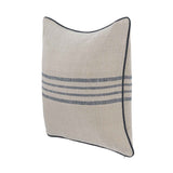 NV Newport Natural/Navy Multiple Sizes 22x22 Throw Pillow (Set of 2) by Classic Home at Eve Furniture