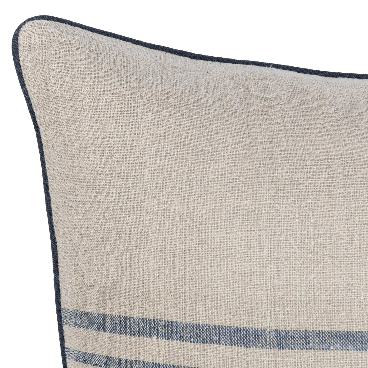 NV Newport Natural/Navy Multiple Sizes 22x22 Throw Pillow (Set of 2) by Classic Home at Eve Furniture