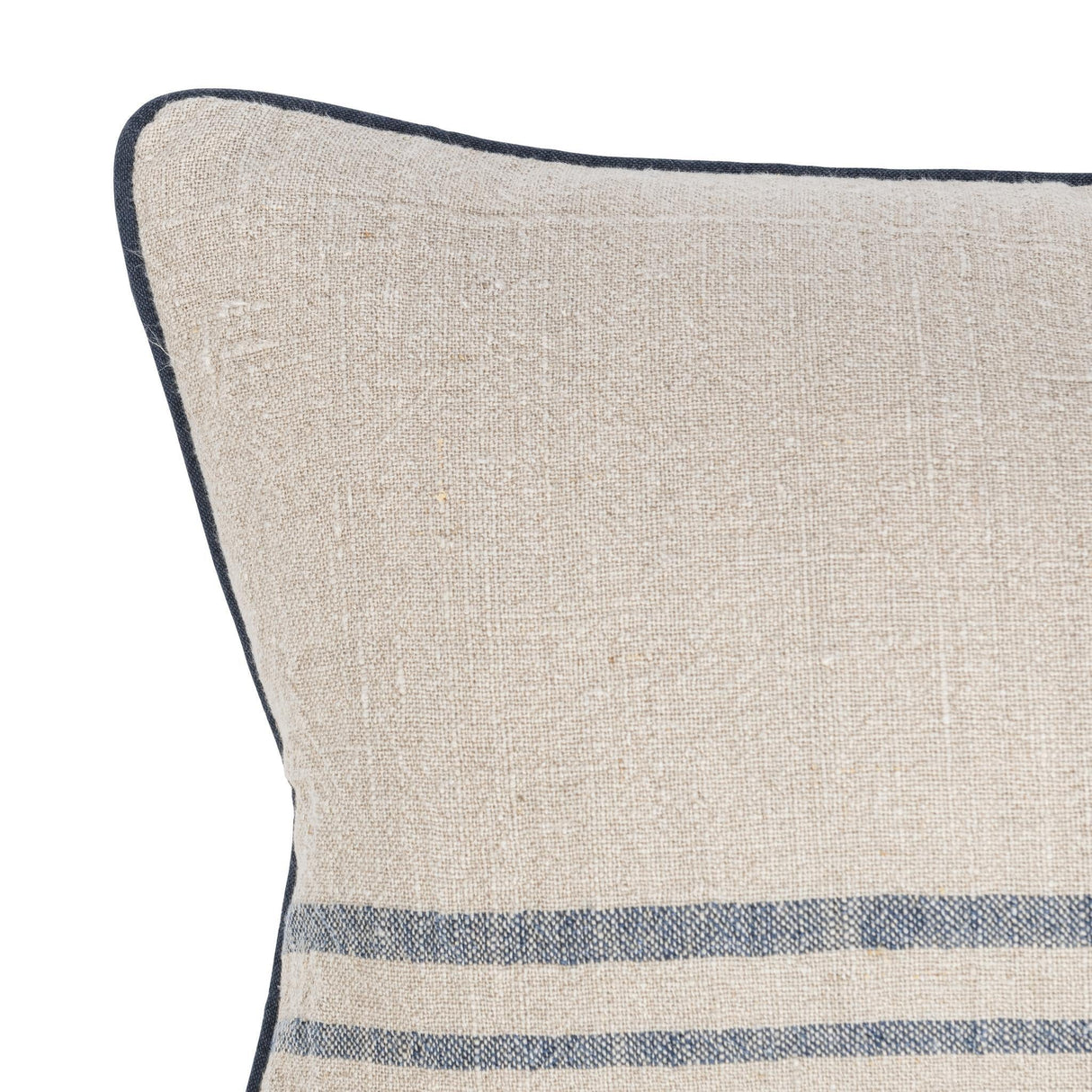 NV Newport Natural/Navy Multiple Sizes Throw Pillow (Set of 2) by Classic Home at Eve Furniture