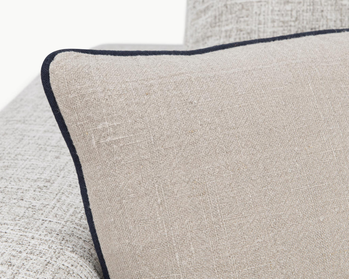 NV Newport Natural/Navy Multiple Sizes Throw Pillow (Set of 2) by Classic Home at Eve Furniture