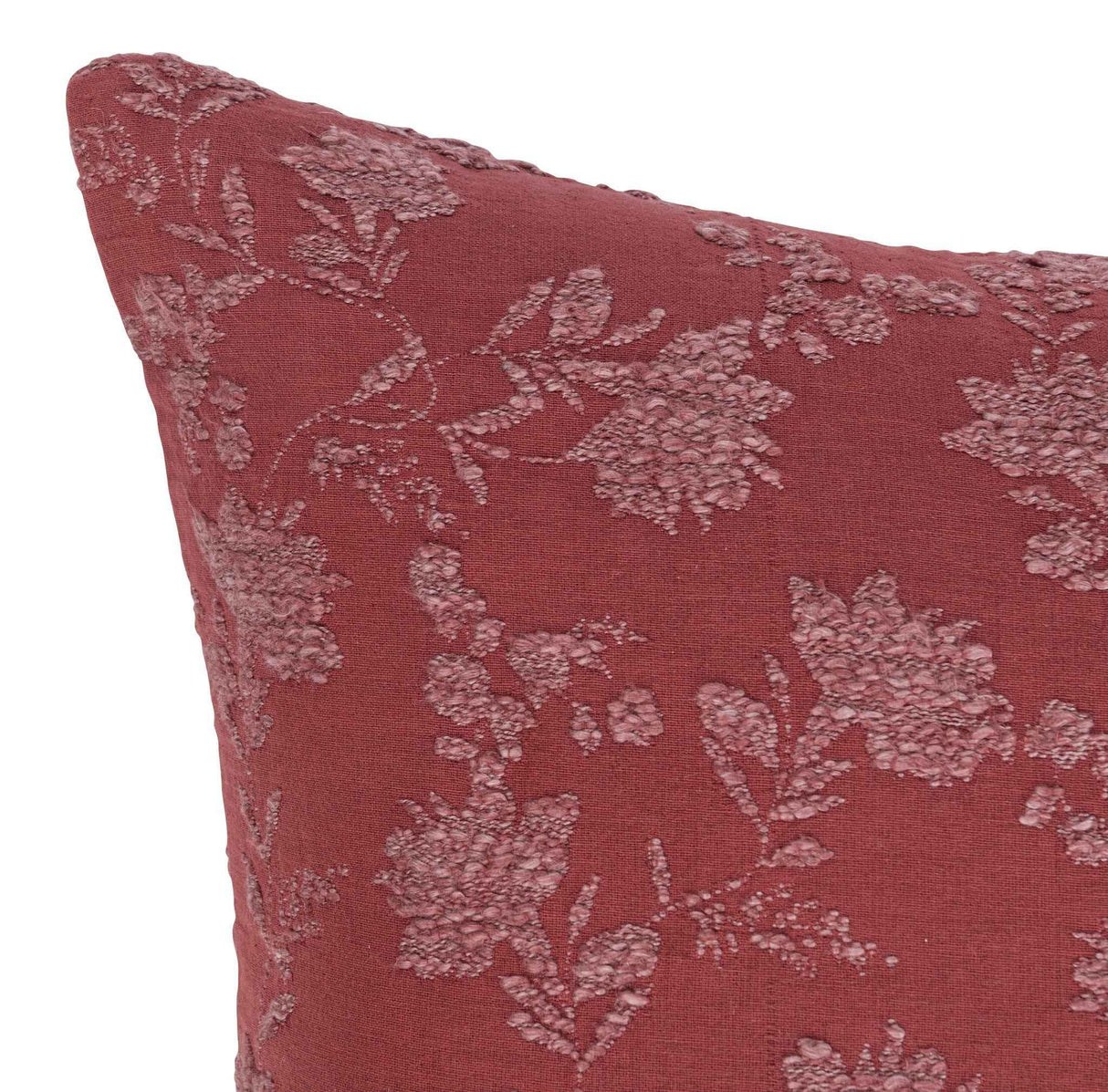 NV Rosecliff Burgundy Red Multiple Sizes 22x22 Throw Pillow (Set of 2) by Classic Home at Eve Furniture
