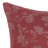NV Rosecliff Burgundy Red Multiple Sizes 22x22 Throw Pillow (Set of 2) by Classic Home at Eve Furniture
