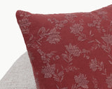 NV Rosecliff Burgundy Red Multiple Sizes 22x22 Throw Pillow (Set of 2) by Classic Home at Eve Furniture