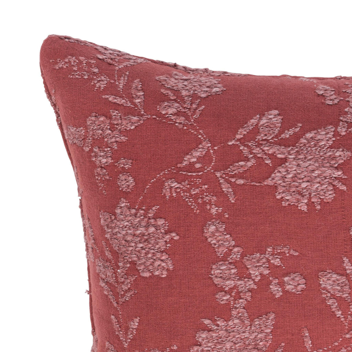 NV Rosecliff Burgundy Red Multiple Sizes Throw Pillow (Set of 2) by Classic Home at Eve Furniture