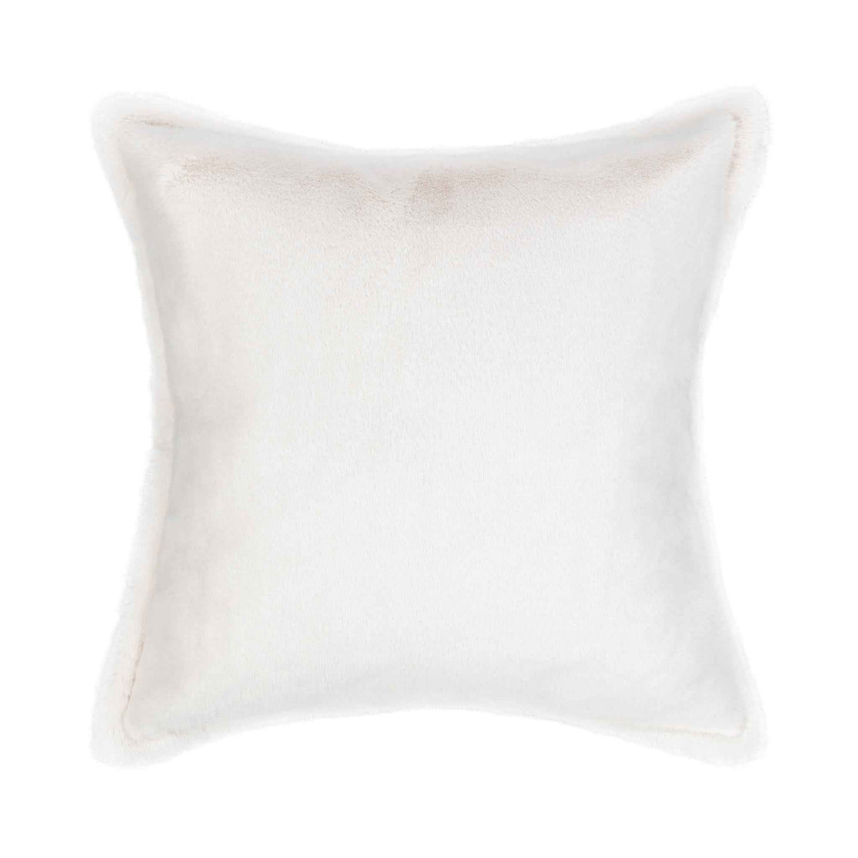 NV Taiga Ivory Faux Fur Multiple Sizes 22x22 Throw Pillow (Set of 2) by Classic Home at Eve Furniture