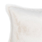NV Taiga Ivory Faux Fur Multiple Sizes Throw Pillow (Set of 2) by Classic Home at Eve Furniture