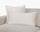 NV Taiga Ivory Faux Fur Multiple Sizes Throw Pillow (Set of 2) by Classic Home at Eve Furniture