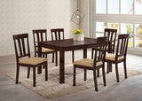 Topeka Brown Cherry 7-Piece Dining Room Set