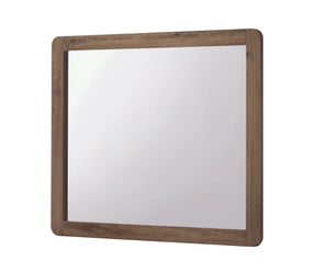 Nyomi Light Brown Dresser Top Mirror by Crown Mark at Eve Furniture