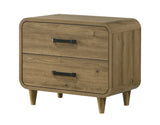 Nyomi Light Brown Nightstand by Crown Mark at Eve Furniture