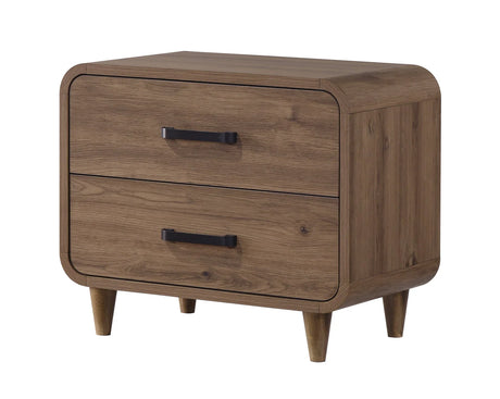 Nyomi Light Brown Nightstand by Crown Mark at Eve Furniture