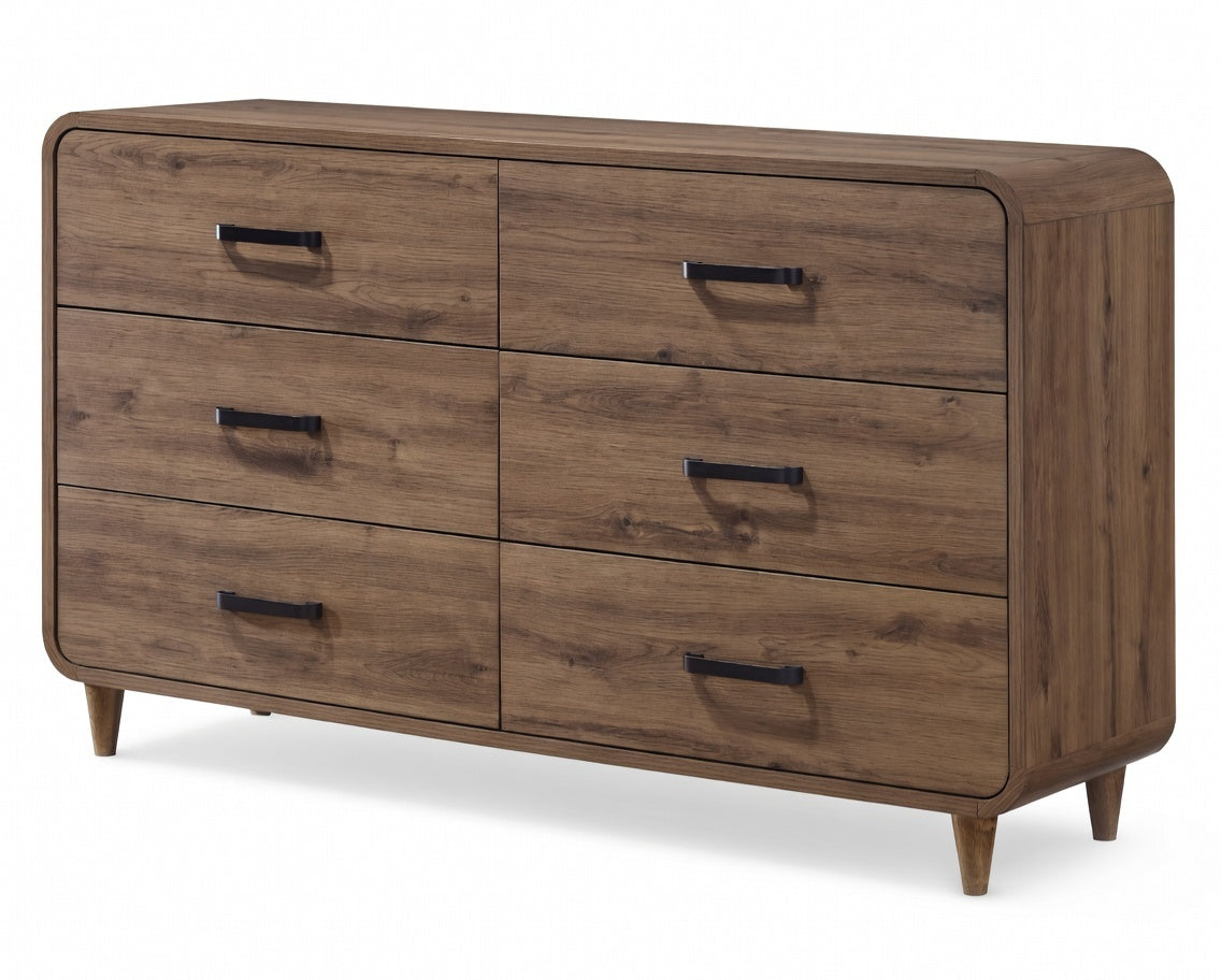 Nyomi Light Brown Panel Bedroom Set by Crown Mark at Eve Furniture