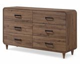 Nyomi Light Brown Panel Bedroom Set by Crown Mark at Eve Furniture