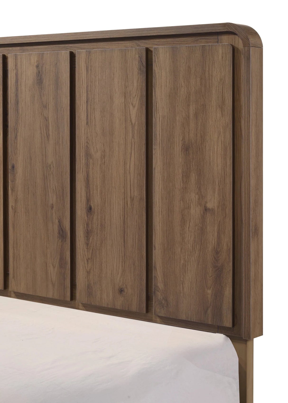 Nyomi Light Brown Queen Panel Bed by Crown Mark at Eve Furniture