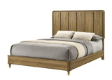 Nyomi Light Brown Queen Panel Bed by Crown Mark at Eve Furniture