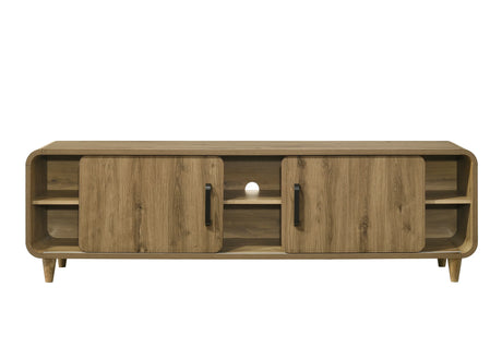 Nyomi Light Brown TV Stand by Crown Mark at Eve Furniture