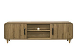 Nyomi Light Brown TV Stand by Crown Mark at Eve Furniture