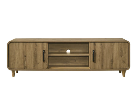 Nyomi Light Brown TV Stand by Crown Mark at Eve Furniture