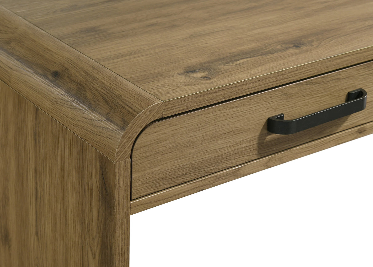 Nyomi Light Brown Writing Desk by Crown Mark at Eve Furniture