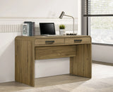 Nyomi Light Brown Writing Desk by Crown Mark at Eve Furniture