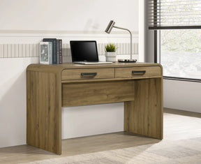 Nyomi Light Brown Writing Desk by Crown Mark at Eve Furniture