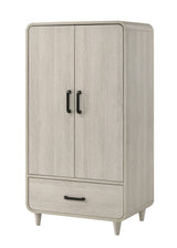 Nyomi White Armoire by Crown Mark at Eve Furniture