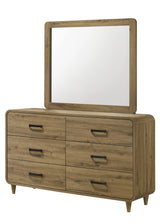 Nyomi White & Brown Upholstered Bedroom Set by Crown Mark at Eve Furniture