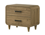 Nyomi White & Brown Upholstered Bedroom Set by Crown Mark at Eve Furniture