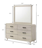 Nyomi White Dresser by Crown Mark at Eve Furniture