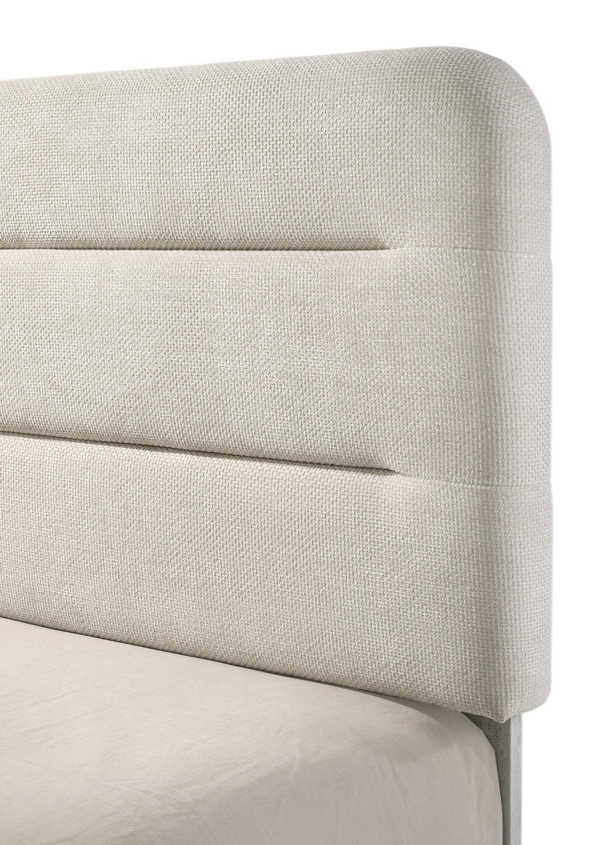 Nyomi White King Bed by Crown Mark at Eve Furniture