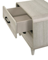 Nyomi White Nightstand by Crown Mark at Eve Furniture