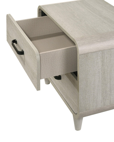 Nyomi White Nightstand by Crown Mark at Eve Furniture
