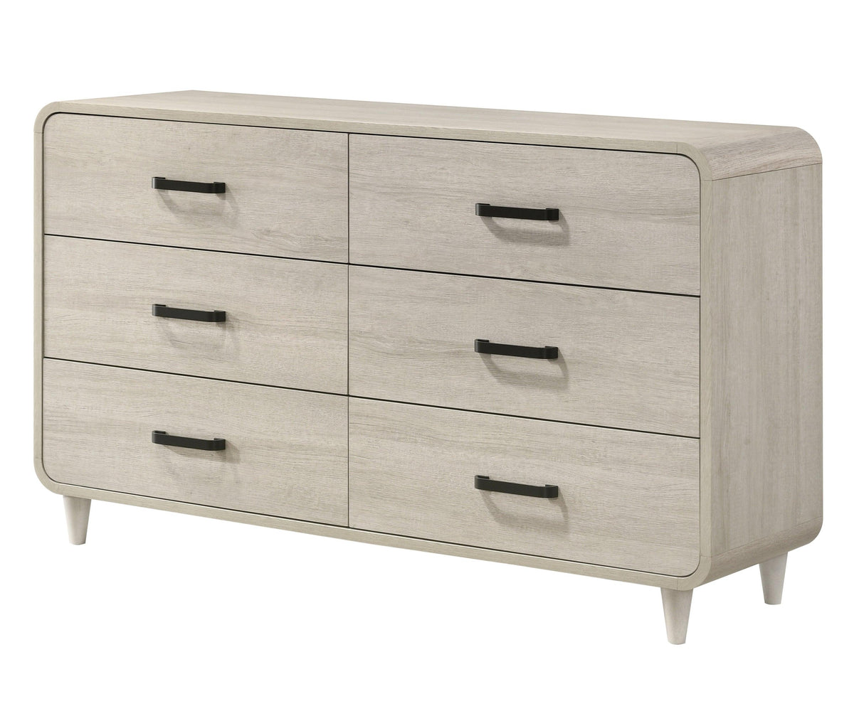 Nyomi White Upholstered Bedroom Set by Crown Mark at Eve Furniture