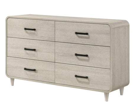 Nyomi White Upholstered Bedroom Set by Crown Mark at Eve Furniture