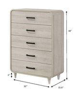 Nyomi White Upholstered Bedroom Set by Crown Mark at Eve Furniture