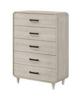 Nyomi White Upholstered Bedroom Set by Crown Mark at Eve Furniture
