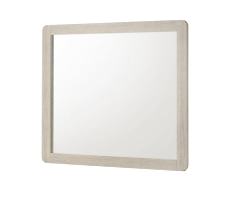 Nyomi White Bedroom Mirror (Mirror Only) by Crown Mark at Eve Furniture