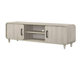 Nyomi White TV Stand by Crown Mark at Eve Furniture