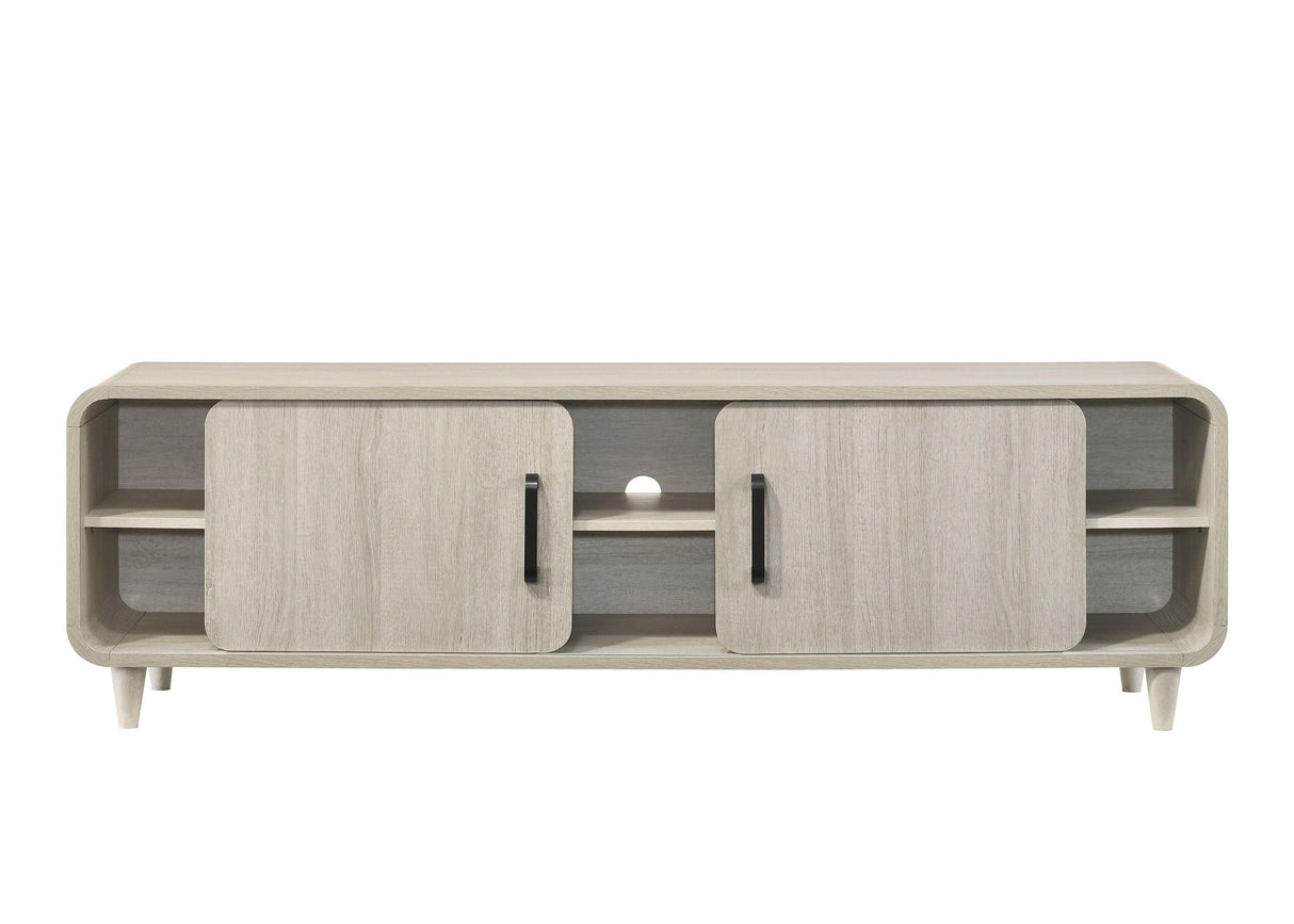 Nyomi White TV Stand by Crown Mark at Eve Furniture