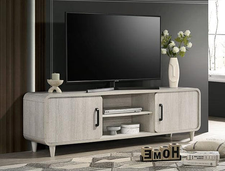 Nyomi White TV Stand by Crown Mark at Eve Furniture