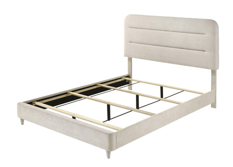Nyomi White Upholstered Bedroom Set by Crown Mark at Eve Furniture