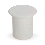 Nysa White Outdoor End Table by Classic Home at Eve Furniture