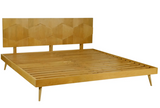 O2 Bed King - Light Golden by Moe's Home at Eve Furniture
