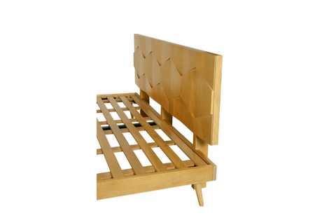 O2 Bed King - Light Golden by Moe's Home at Eve Furniture