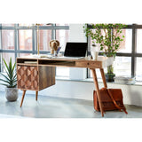 O2 Desk Natural by Moe's Home at Eve Furniture
