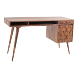 O2 Desk Natural by Moe's Home at Eve Furniture